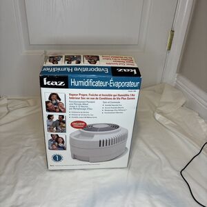 Kaz Evaporative Humidifier Model 3000 - 1 Gallon Capacity - USED in Box Tested